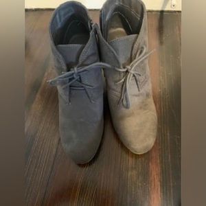Grey boots size 8